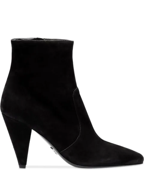 prada suede booties