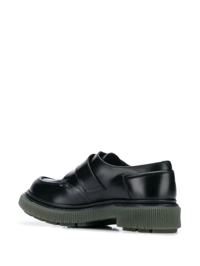 Shop Adieu Chunky Sole Oxford Shoes In Black