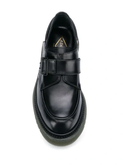 Shop Adieu Chunky Sole Oxford Shoes In Black