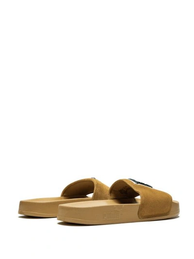 Puma Leadcat Fenty Fu Slides In Black