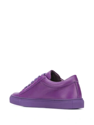 Shop Christian Wijnants Adenka Lace-up Sneakers In Purple
