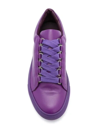 Shop Christian Wijnants Adenka Lace-up Sneakers In Purple