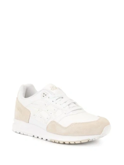 Shop Asics Gelsaga Suede Trainers In White