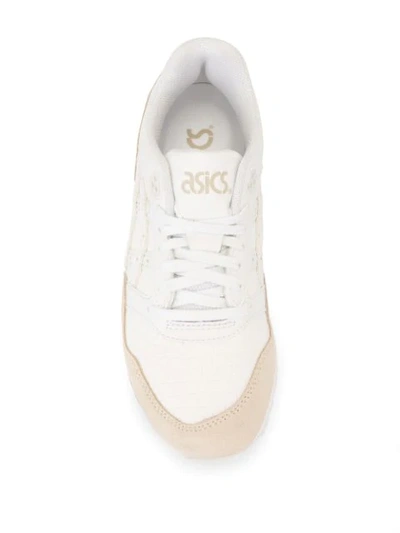 Shop Asics Gelsaga Suede Trainers In White