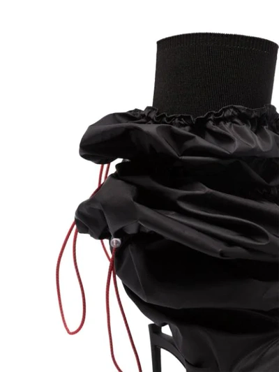 Ben Taverniti Unravel Project Unravel Project Black 100 Broken Heel Over-the-knee Boots In Black