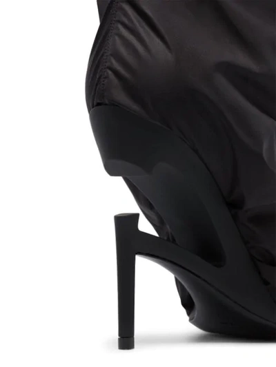 Ben Taverniti Unravel Project Unravel Project Black 100 Broken Heel Over-the-knee Boots In Black