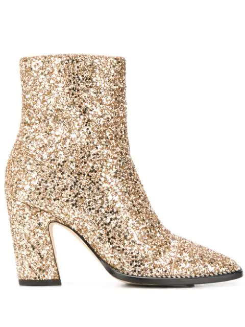 jimmy choo gold boots