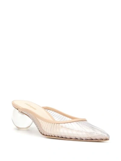 Shop Cult Gaia Alia Mules In Neutrals