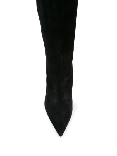 Shop Tabitha Simmons Izzy Thigh-high Boots In Black