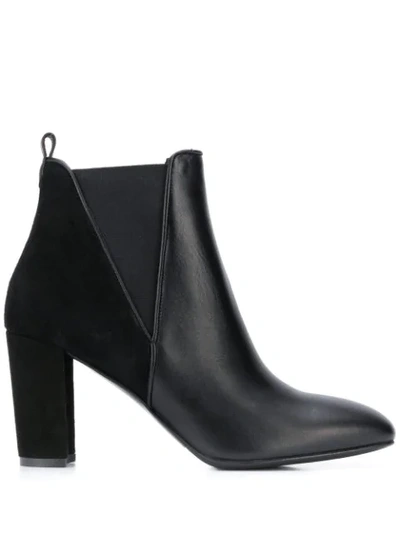 Shop Albano Slip-on Ankle Boots In Black