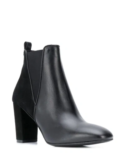 Shop Albano Slip-on Ankle Boots In Black