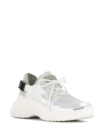 Shop Kendall + Kylie Lou Sneakers In Silver