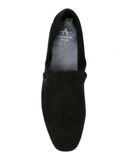 Shop Aquatalia Revy Loafers In Black