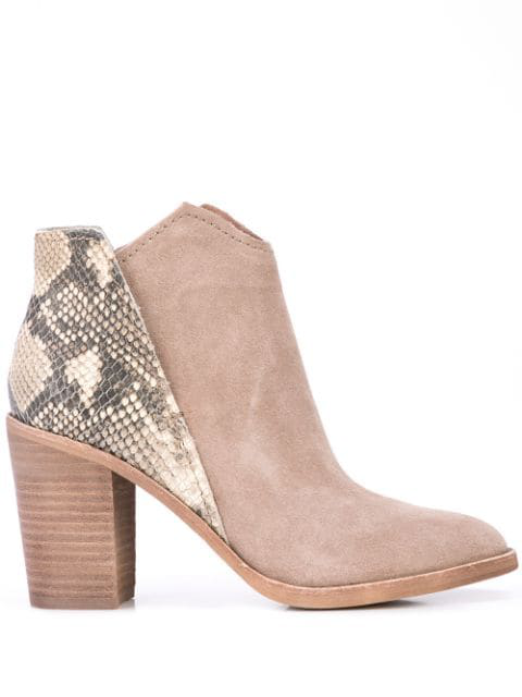 dolce vita snakeskin booties