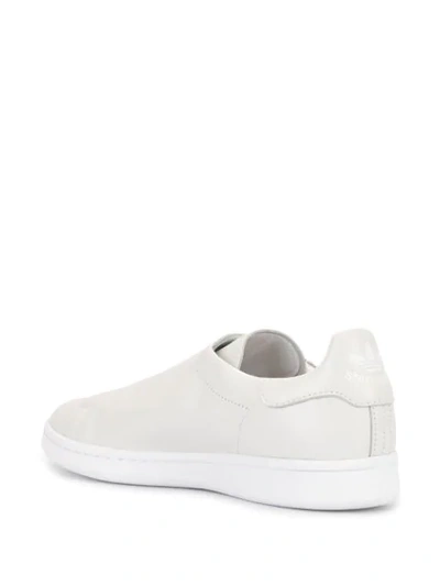 Shop Adidas Originals Stan Smith Buckle Sneakers In White