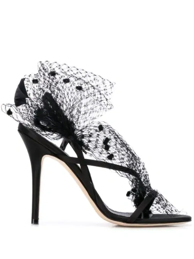 Shop Andrea Mondin Annie High-heeled Sandals In Black