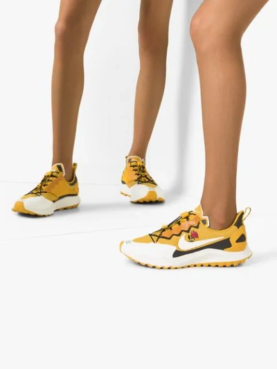 Nike X Undercover Gyakusou Air Zoom Pegasus 36 Trail Running Shoe In Yellow
