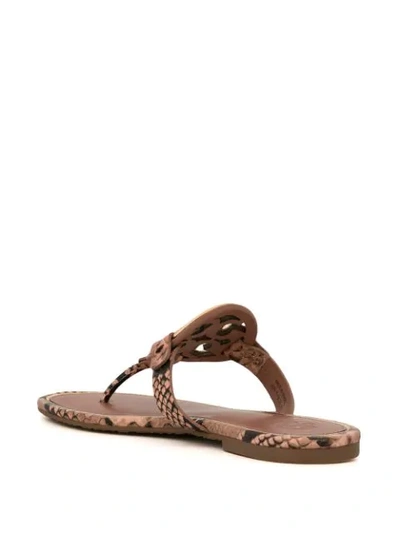 Shop Tory Burch Miller Thong Sandals In Pink