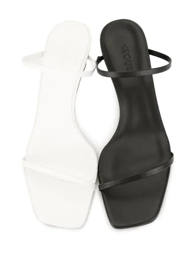 Shop Neous Open Toe Sandals In Black