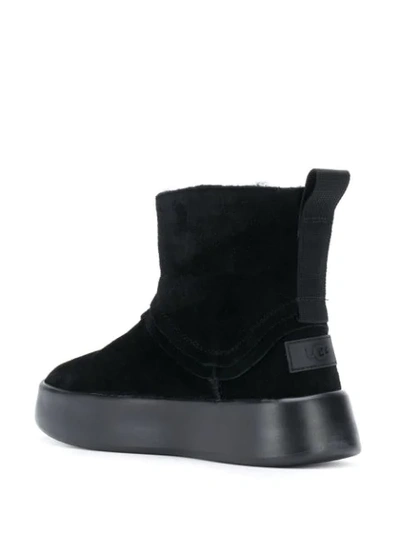 Shop Ugg Platform Shearling Boots In Black