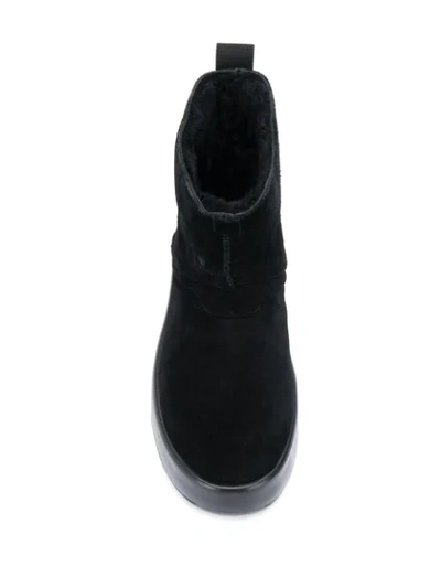 Shop Ugg Platform Shearling Boots In Black
