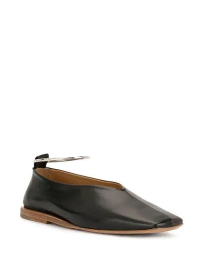 Shop Jil Sander Ballerine Donna Shoes In Black