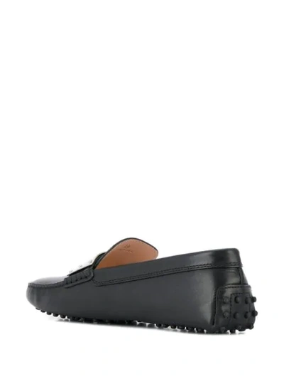 Shop Tod's Gommino Driving Shoes In Black
