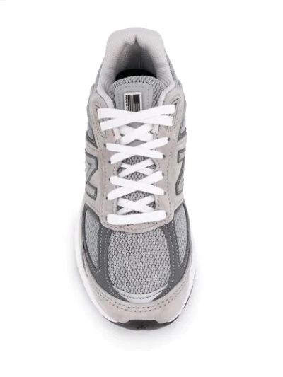 Shop New Balance Lace-up Sneakers In Grey