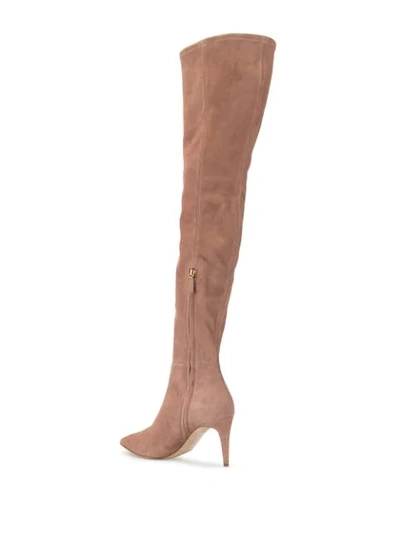 Shop Rupert Sanderson Cherie Over-the-knee Boots In Pink