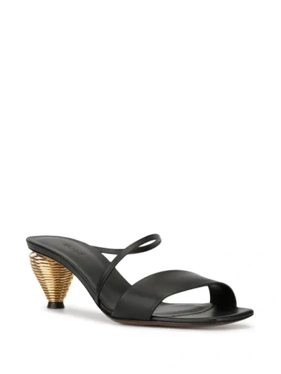 Shop Neous Thallis Spring-heel Sandals In Black