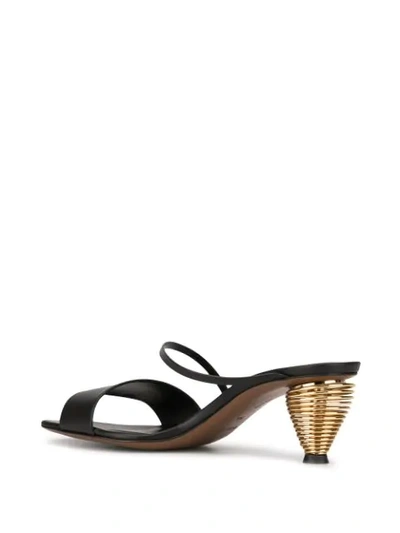 Shop Neous Thallis Spring-heel Sandals In Black