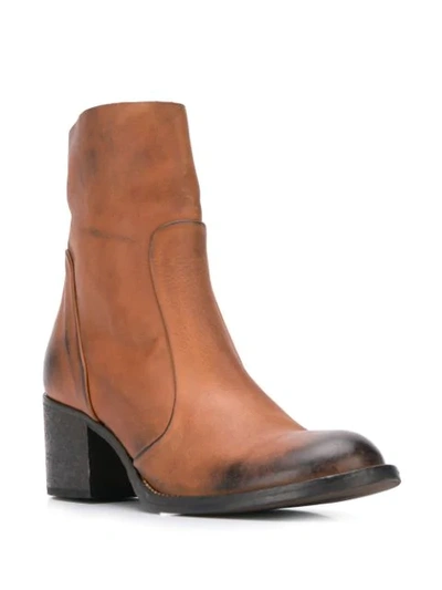 Shop Strategia Olivia Ankle Boots In Brown