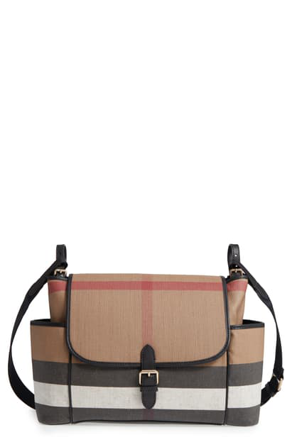 burberry flap diaper bag