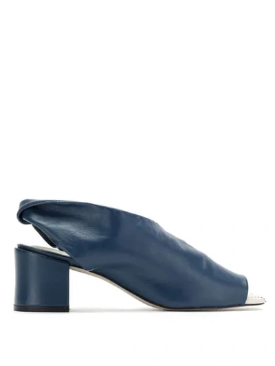 Shop Mara Mac Asymmetric Sandals - Blue