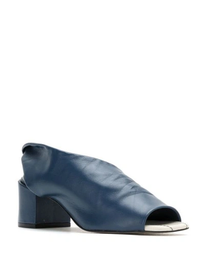 Shop Mara Mac Asymmetric Sandals - Blue