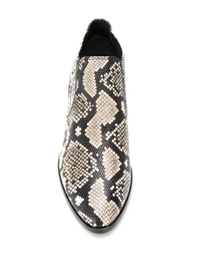 Tod's Stiefeletten Mit Schlangenleder-optik In C005 Snake