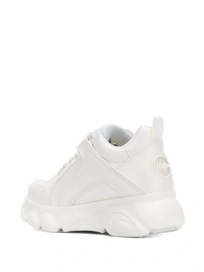 Shop Buffalo Corin Platform Sneakers In White