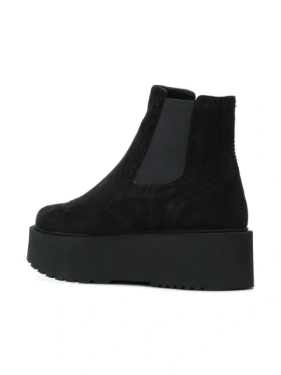 Shop Hogan Chelsea Ankle Boots In Black