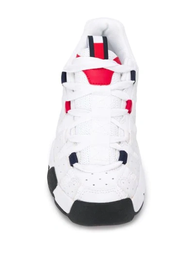Shop Tommy Jeans Chunky Lace-up Sneakers In White