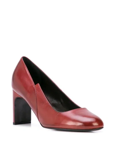 Shop Alberto Fermani Slip-on Pumps In Red