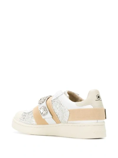 Shop Moa Master Of Arts Lace Detail Sneakers In White