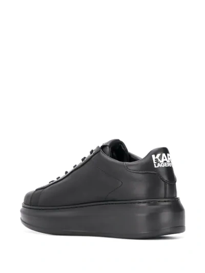 Shop Karl Lagerfeld Ikonik Low-top Sneakers In Black