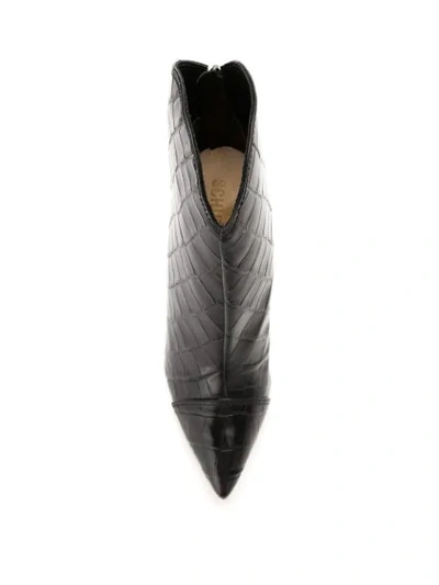 SCHUTZ S0172304070001 BLACK FURS & SKINS->LEATHER