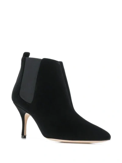 Shop Manolo Blahnik Dildi Ankle Boots In Black