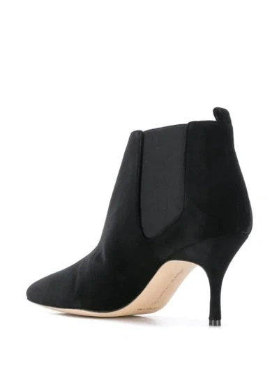 Shop Manolo Blahnik Dildi Ankle Boots In Black