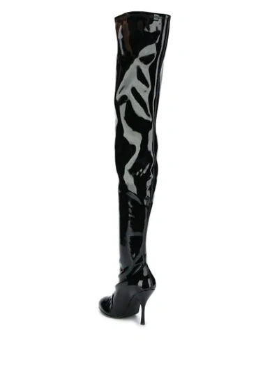 Shop Stuart Weitzman Shiloh Over-the-knee Boots In Black