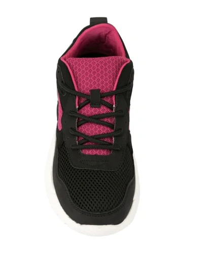 Shop Kendall + Kylie Bi-coloured Panelled Sneakers In Black