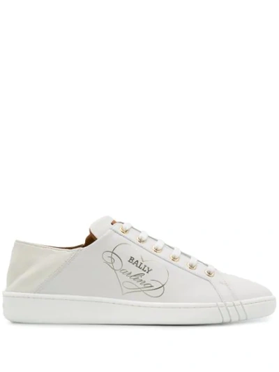 Shop Bally Darling Sneakers In White