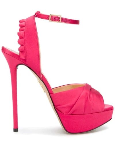 Shop Charlotte Olympia Serena Sandals In Pink