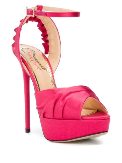 Shop Charlotte Olympia Serena Sandals In Pink